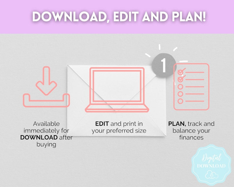 Paycheck Budget Planner, EDITABLE Budget by Paycheck Template, PDF Printable Budget Tracker, Finance Planner, Zero Based Budget Sheet Binder